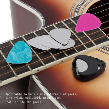 Gitaar Serie - Plectrum Houder - Zelfklevend - Driehoekig - Opslag - Voor Gitaristen - Model Driehoekig Apsilon