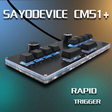 CM51 SayoDevice - Mechanisch Toetsenbord - Snel Trigger - Magnetische Schakelaars - Gaming - Voor Gamers - CM51 Apsilon