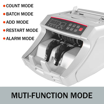 SucceBuy - Geldteller - 1000/Min - Valse Detectie UV MG - Euros - Voor Bedrijven - Model Grijs Apsilon