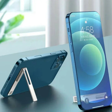 Mobiele Telefoonhouder - Magnetisch - Ultra Dun - Vouwbaar - Standaard - Voor Smartphone Gebruikers - Model 55mm Apsilon