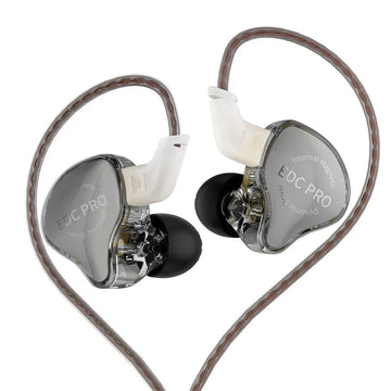 KZ EDC PRO - Oordopjes - Hoge Gevoeligheid - Grote Dynamische - Zilveren Kabel - Voor Audiofielen - Model EDC PRO Apsilon