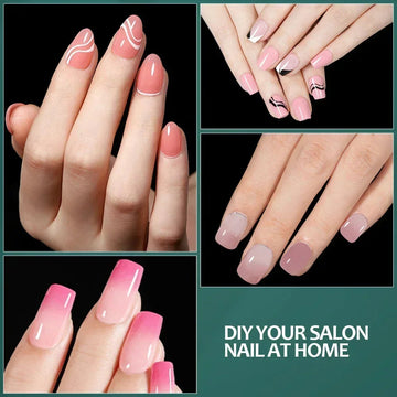 Nailpop - Zachte Gel Nageltips - 600 Stuks - Volledige Dekking - Meerdere Vormen - Nagelaccessoires - Voor Nagelenthousiastelingen - Model 600PCS Apsilon