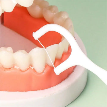 Portabele Tandfloss Serie - Eenmalig Gebruik Sticks - Hoge Spanning - Zacht Floss - Mondhygiëne - Voor Reizigers - Standaard Model Apsilon