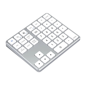 Dubbele Bluetooth Serie - Numeriek Toetsenblok - Draadloos Verbonden - Oplaadbare Batterij - Keypad - Voor Gebruikers - Model 35Keys Apsilon