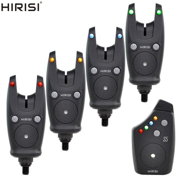 Hirisi - Draadloze Karper Visseralarm Set - Waterdicht - Visseralarmen - Karpervissen - Voor Vissers - Model S5 Apsilon