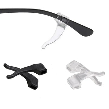 2/40pcs Silicone Ear Hook Anti-slip Glasses Leg Ear Sleeve Bracket Fastener Sunglasses Accessories Grip Anti-fall Eyewear Holder Apsilon
