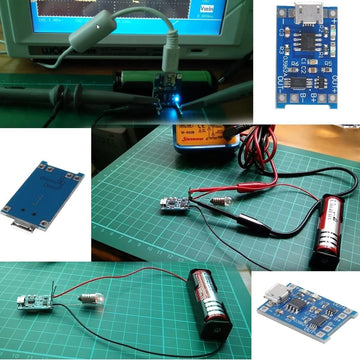 2/5PCS 5V 1A Micro/Type-c/Mini 18650 TP4056 Lithium Battery Charger Module Charging Board With Protection Dual Functions Li-ion Apsilon