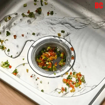 1Pc Stainless Steel Kitchen Sink Filter, Garbage Food Residue/Hair Catcher, Keep Your Bathtub Apsilon