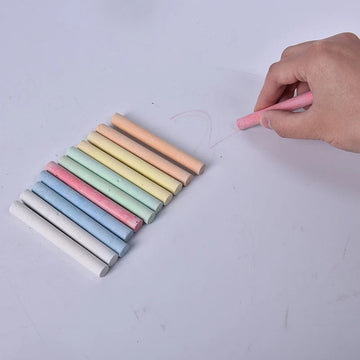 Stofvrij Serie - Tekenkrijt - Stofvrij en Kleurrijk - Voor Tekenen - Educatief Speelgoed - Voor Kinderen - 12 Stuks Lot Apsilon