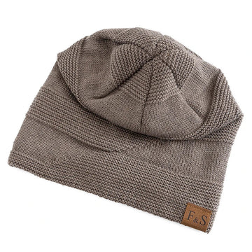 Winter Collectie - Beanie Muts - Slouchy Design - Met Bont Voering - Gebreide - Voor Heren en Dames Apsilon