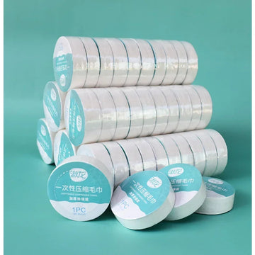 Gecomprimeerd - Handdoek - Snel-Drogend - Wastbaar - Reizen - Voor Reizigers - Set 10 Stuks Apsilon