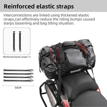 Rhinowalk Zadeltas Waterdicht 45L Capaciteit Bagage Voor Motorrijders Model 45L Apsilon