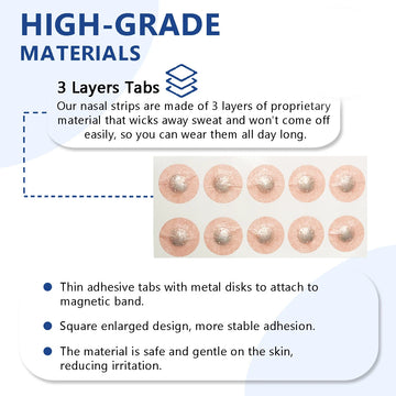 Nasal breathing dilators Magnetic Nasal Strips Increase Air Intake Improve Sleep Quality Reduce Snoring Apsilon