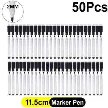 Magnetisch - Droogwis Markers - Ingebakken Viltgum - Vloeiende Inktstroom - Whiteboard Pennen - Voor Thuis Kantoor School Apsilon