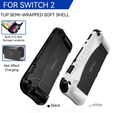 Upgraded protective case for 2025 Switch 2 ergonomic and comfortable TPU grip shell for NS Switch 2 protective case accessories Apsilon