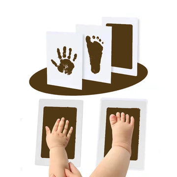 Newborn Baby - DIY Hand- en Voetafdruk Set - Inktkussens - Fotolijst - Souvenir - Voor Baby's 0-6 Maanden Apsilon