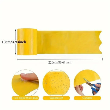 1 Roll Double-Sided Sticky Insect Barrier Tape Effective Against Outdoor Pest Control Self-Adhesive Suitable for Trees Gardens Apsilon