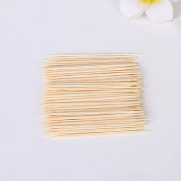 1000pcs Green Environmentally Friendly Bamboo Production Disposable Double-sided Fine Toothpicks Healthy Household Durable Apsilon