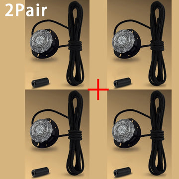 Fashion Swivel Buckle Laces Automatic Shoelace Without ties Kids Adult Sneakers No Tie Shoe laces Shoe accessories 1Pair/2Pair Apsilon