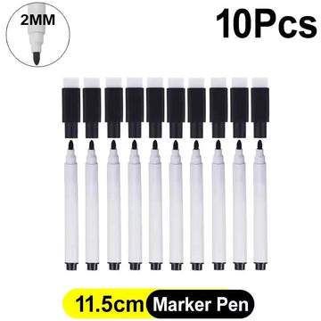 Magnetisch - Droogwis Markers - Ingebakken Viltgum - Vloeiende Inktstroom - Whiteboard Pennen - Voor Thuis Kantoor School Apsilon