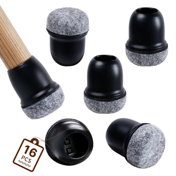Siliconen - Stoelpootbeschermers - Anti-Slip - Geluiddempend - Vloerbeschermers - Voor Houten Vloeren - 16 Stuks Apsilon