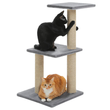 Kleine Kattentoren - Kattentoren - Met Krabpalen - Grote Hangmat - Kattenactiviteit - Voor Indoor Katten - Model AMT0208 Apsilon