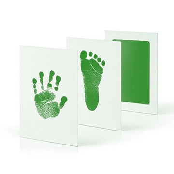 Newborn Baby - DIY Hand- en Voetafdruk Set - Inktkussens - Fotolijst - Souvenir - Voor Baby's 0-6 Maanden Apsilon