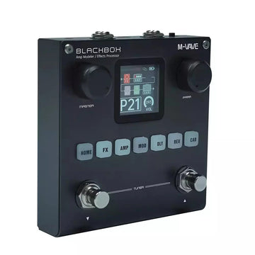 M-VAVE Blackbox - Gitaar/Bas Versterker Modeler - Opladbaar - 80 Bewerkbare Presets - Effecten - Voor Gitaristen en Bassisten - Model Blackbox Apsilon