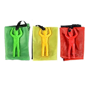 Parachute Serie - Vliegend Speelgoed - Knopenvrij Ontwerp - Buitenavontuur - Parachutemannen - Voor Kinderen en Meisjes Apsilon