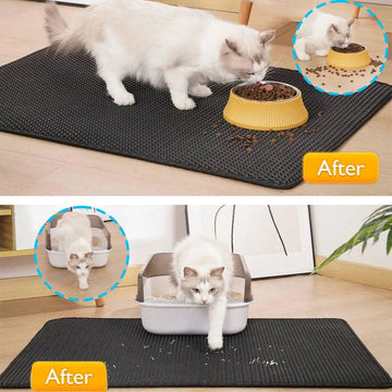 Pet Serie - Kattenbakmat - Waterdicht - Dubbele Laag - Vuilvangend - Voor Katten Apsilon