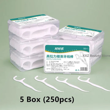 Portabele Tandfloss Serie - Eenmalig Gebruik Sticks - Hoge Spanning - Zacht Floss - Mondhygiëne - Voor Reizigers - Standaard Model Apsilon
