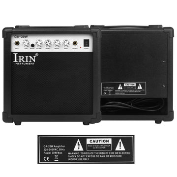 IRIN - Elektrische Gitaarversterker - 20W - Afstemmingsfunctie - Gitaar - Voor Gitaristen - GA-20W Apsilon