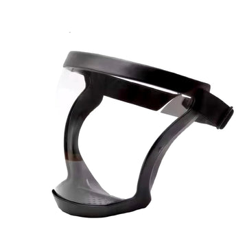 Veiligheidsreeks - Volledig Gezicht Masker - Transparant - Herbruikbaar - Bescherming - Voor Volwassenen en Tieners - Model Standaard Apsilon