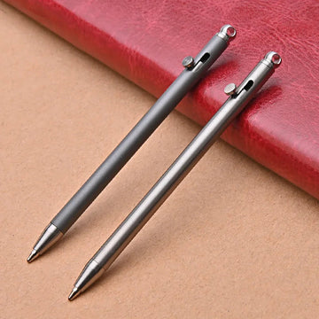 EDC Serie - Titanium Pen - Mini - Draagbaar - Creatief Ontwerp - Buiten Gadget - Voor Avonturiers - Model TP1 Apsilon