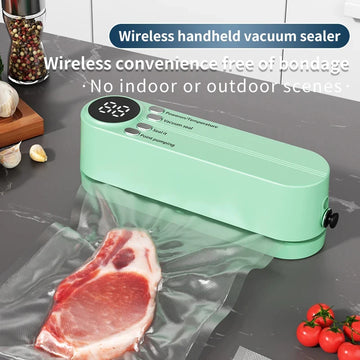 Charging Mini Wireless Fully Automatic Vacuum Sealing Machine Household Small Portable Food Packaging Plastic Sealing Machine Apsilon