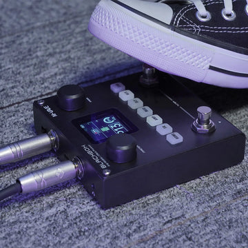 M-VAVE Blackbox - Gitaar/Bas Versterker Modeler - Opladbaar - 80 Bewerkbare Presets - Effecten - Voor Gitaristen en Bassisten - Model Blackbox Apsilon