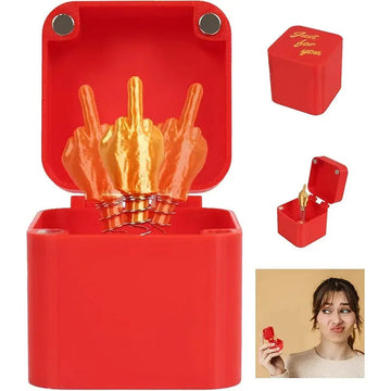 Grappige Grap Serie - Decoratie Cadeau - Creatief Ontwerp - Grappige Doos - Middelvinger - Voor Gasten - Model 2023 Apsilon