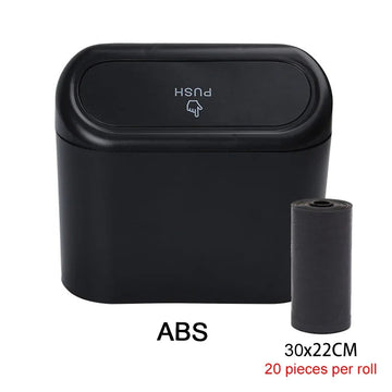 Auto Serie - Afvalbak - Met Deksel - Bevat 60 Zakken - Lekvrij - Accessoires - Voor Automobilisten - Standard Model Apsilon