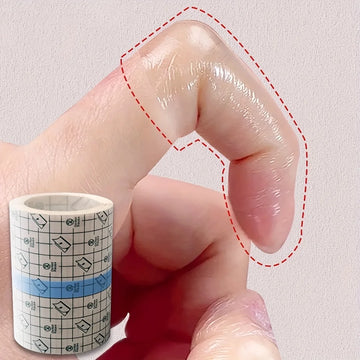 1 Roll Transparent Self-Adhesive Tape, PU Material Bandage, Portable Finger Protector, Anti-Friction Sticker for Bathing Apsilon