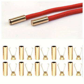 10pcs Heavy Duty Cord Locks Adjustable Metal Clips Secure Fastening for Shoelaces Bags Hoodies DIY Crafts Organizing Cables Apsilon
