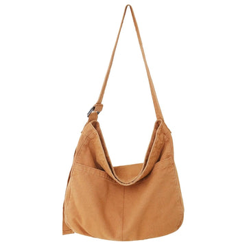 Canvas Serie - Schoudertas - Groot Capaciteit - Solide Kleur - Crossbody - Voor Studenten - Model 2023 Apsilon