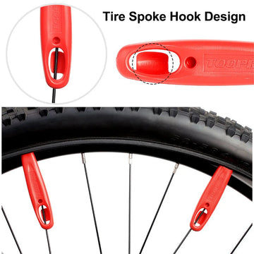 TOOPRE bandenlichters voor fietsbanden – 3 of 6 stuks