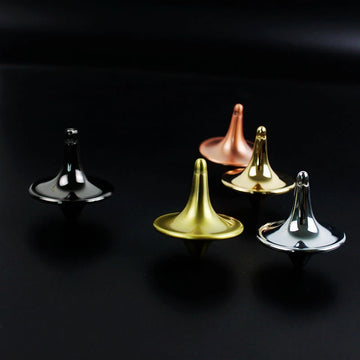 Metal Gyro Hot Movie Totem Silver Hand Spinning Top Fingertips Small Cyclone Gyroscope Antistress Fidget Toys For Children Gifts Apsilon