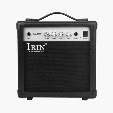 IRIN - Elektrische Gitaarversterker - 20W - Afstemmingsfunctie - Gitaar - Voor Gitaristen - GA-20W Apsilon