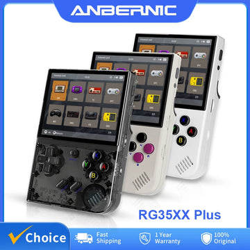 Anbernic RG35XX Plus - Retro Handheld Spelconsole - 5000+ Klassieke Spellen - Draadloze Controller - Gaming - Voor Gamers - Model RG35XX Plus Apsilon