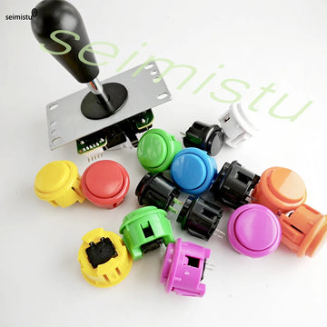 ARCADE Joystick Copy SANWA Game Machine Arcade Console DIY Kit Push Buttons For PC Raspberry Pi Zero Delay USB Board Controller Apsilon