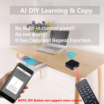 Tuya Smart - IR Afstandsbediening - Stemgestuurd Alexa - Universeel Vervanging - Smart Home - Voor Slimme Gebruikers - Model SmartLife Apsilon