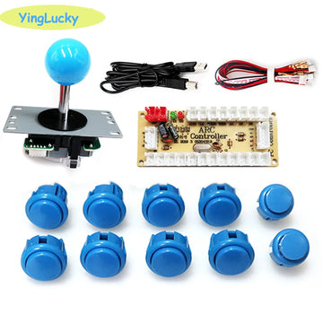 Arcade 2 Player Zero Delay Kit Mando Arcade Usb Encoder To Pc Rasberry Pi SANWA Push Button Joystick Usb Arcade Cabinet Apsilon
