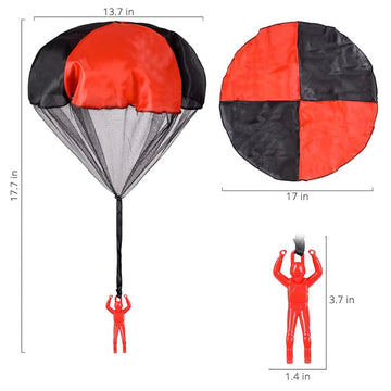 Parachute Serie - Vliegend Speelgoed - Knopenvrij Ontwerp - Buitenavontuur - Parachutemannen - Voor Kinderen en Meisjes Apsilon