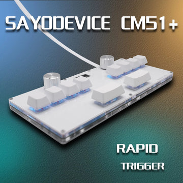 CM51 SayoDevice - Mechanisch Toetsenbord - Snel Trigger - Magnetische Schakelaars - Gaming - Voor Gamers - CM51 Apsilon